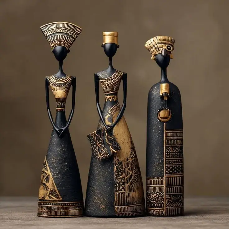 Africa-inspired sculptural art