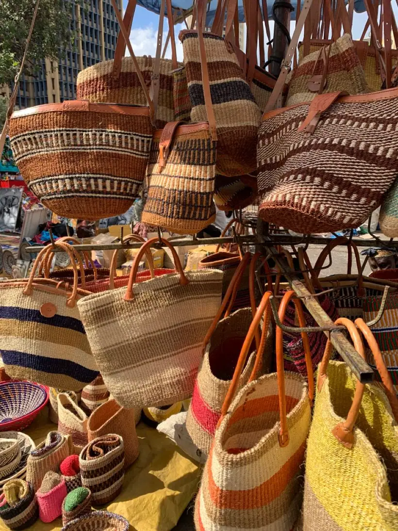 Maasai market handbags and totes